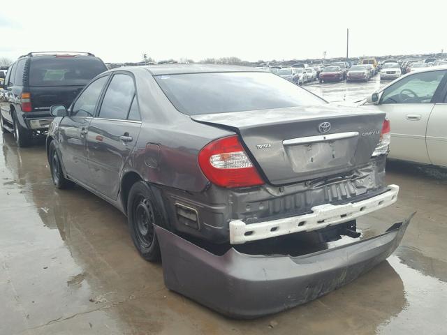 4T1BE30K34U926870 - 2004 TOYOTA CAMRY LE GRAY photo 3