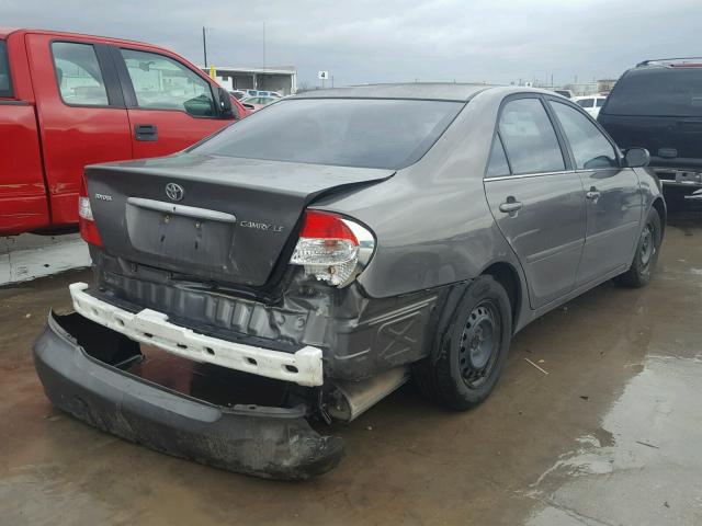 4T1BE30K34U926870 - 2004 TOYOTA CAMRY LE GRAY photo 4