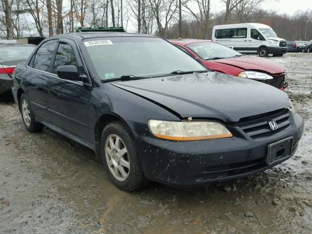 1HGCG66882A150087 - 2002 HONDA ACCORD EX BLACK photo 1