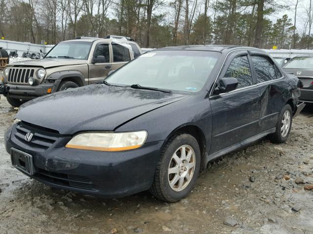 1HGCG66882A150087 - 2002 HONDA ACCORD EX BLACK photo 2