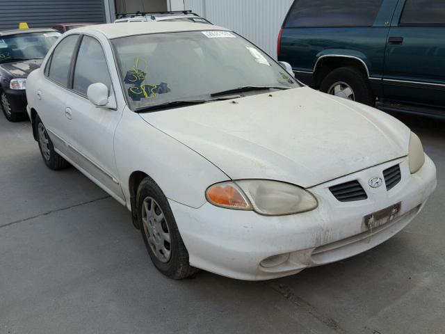 KMHJF35F3YU019286 - 2000 HYUNDAI ELANTRA GL WHITE photo 1