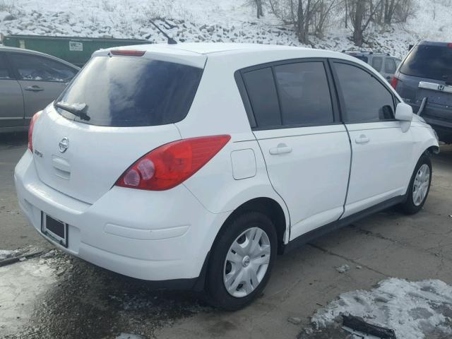 3N1BC1CP5CK265592 - 2012 NISSAN VERSA S WHITE photo 4