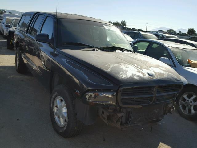 1B7GL2AN8YS775657 - 2000 DODGE DAKOTA QUA BLACK photo 1