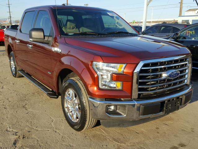 1FTEW1CP6GKD28959 - 2016 FORD F150 SUPER MAROON photo 1