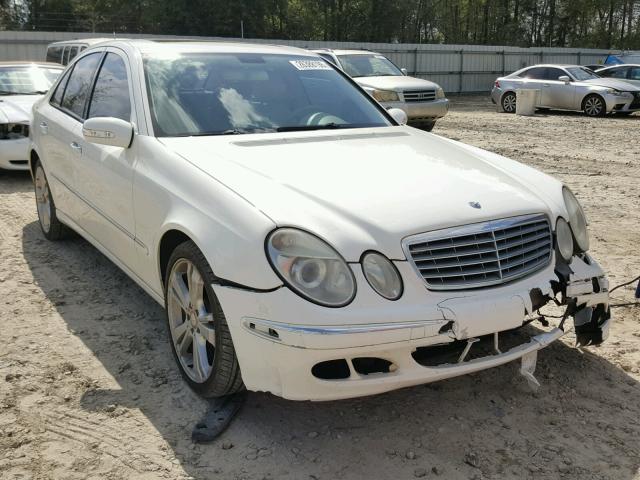 WDBUF56J16A948793 - 2006 MERCEDES-BENZ E 350 WHITE photo 1