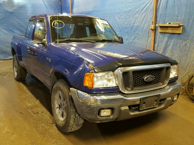 1FTYR15E04PB59083 - 2004 FORD RANGER SUP BLUE photo 1