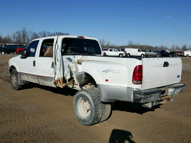 1FTWW33F7XEB53563 - 1999 FORD F350 SUPER WHITE photo 3