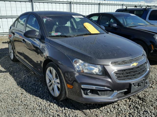 1G1PG5SB7F7128413 - 2015 CHEVROLET CRUZE LTZ GRAY photo 1