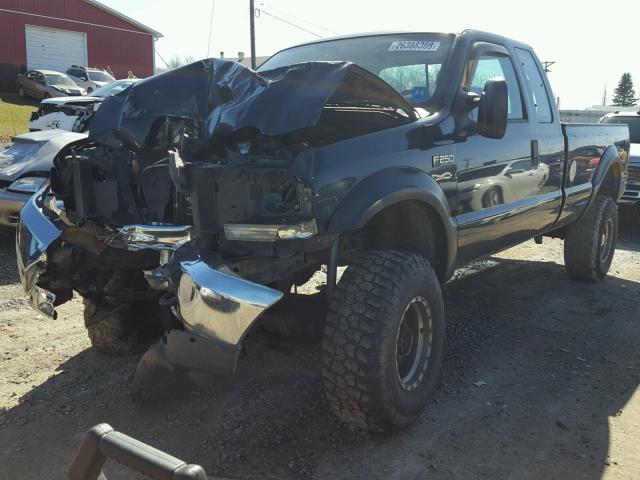 1FTNX21L64EA95307 - 2004 FORD F250 SUPER GREEN photo 2