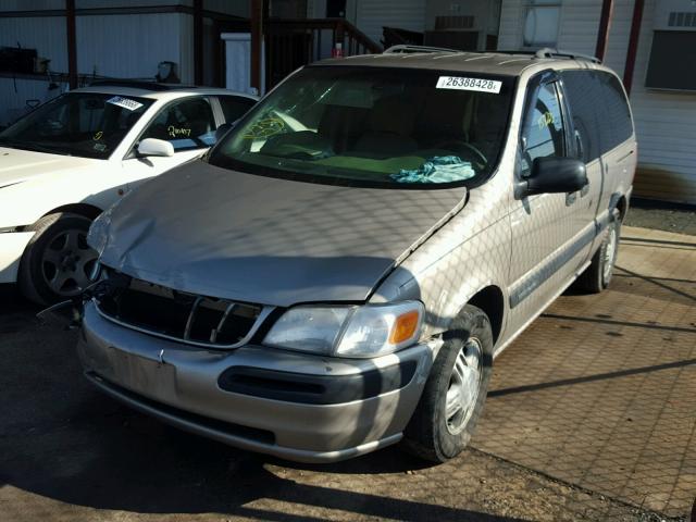 1GNDX03E2XD127900 - 1999 CHEVROLET VENTURE TAN photo 2