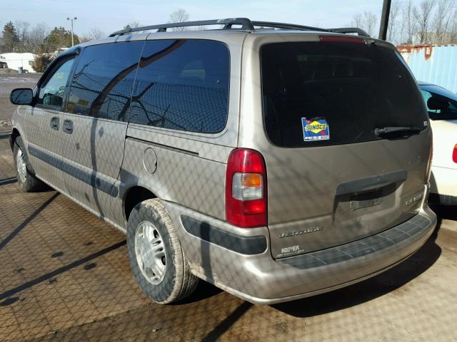 1GNDX03E2XD127900 - 1999 CHEVROLET VENTURE TAN photo 3