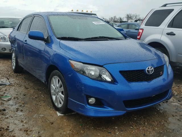 2T1BU4EE5AC496641 - 2010 TOYOTA COROLLA BA BLUE photo 1