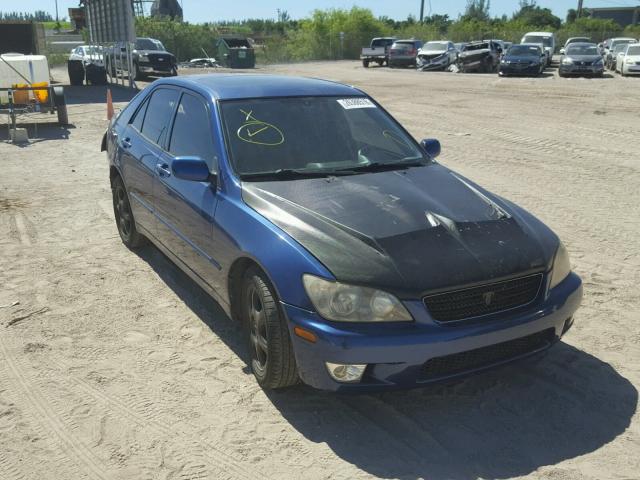 JTHBD192830078908 - 2003 LEXUS IS 300 BLUE photo 1