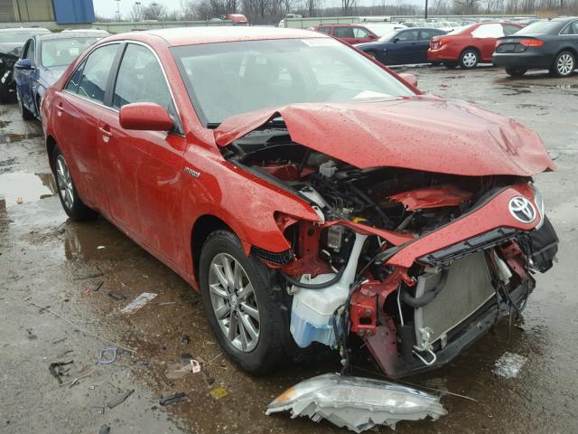 4T1BB3EK2BU127922 - 2011 TOYOTA CAMRY HYBR RED photo 1