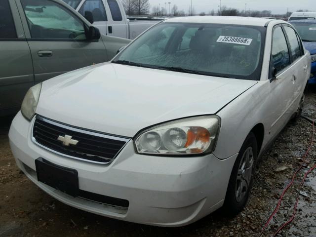 1G1ZS58F48F141064 - 2008 CHEVROLET MALIBU LS WHITE photo 2