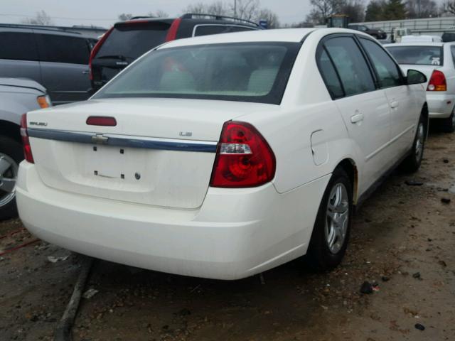 1G1ZS58F48F141064 - 2008 CHEVROLET MALIBU LS WHITE photo 4