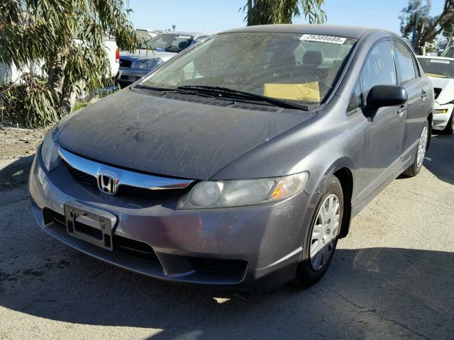 2HGFA1F30BH502599 - 2011 HONDA CIVIC VP GRAY photo 2