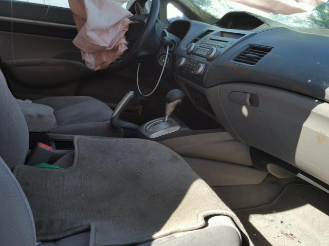 1HGFA16899L019086 - 2009 HONDA CIVIC EX Արծաթագույն լուսանկար 5