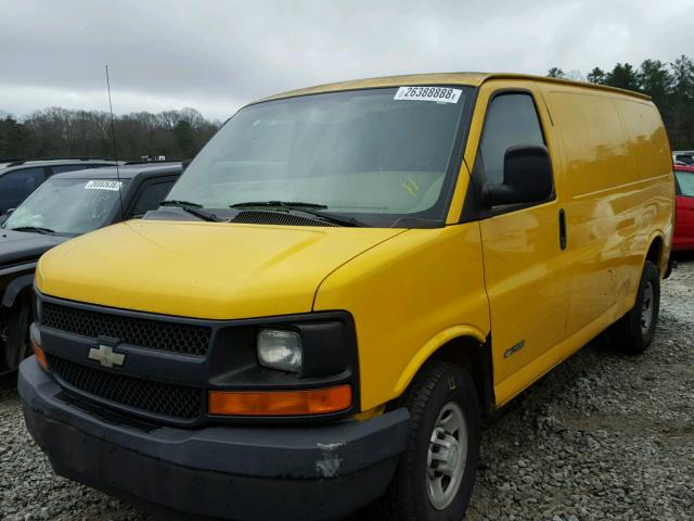 1GCGG25V461249866 - 2006 CHEVROLET EXPRESS G2 YELLOW photo 2