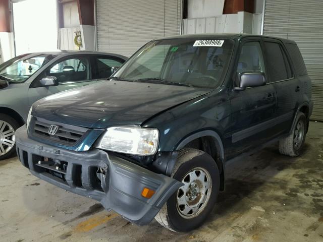 JHLRD1846VC030265 - 1997 HONDA CR-V LX GREEN photo 2