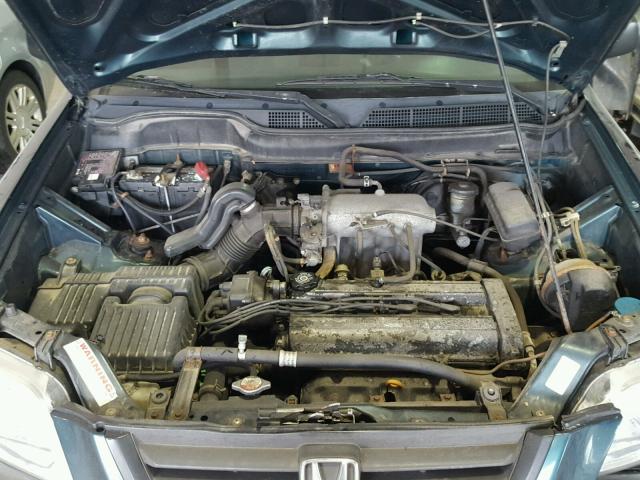 JHLRD1846VC030265 - 1997 HONDA CR-V LX GREEN photo 7