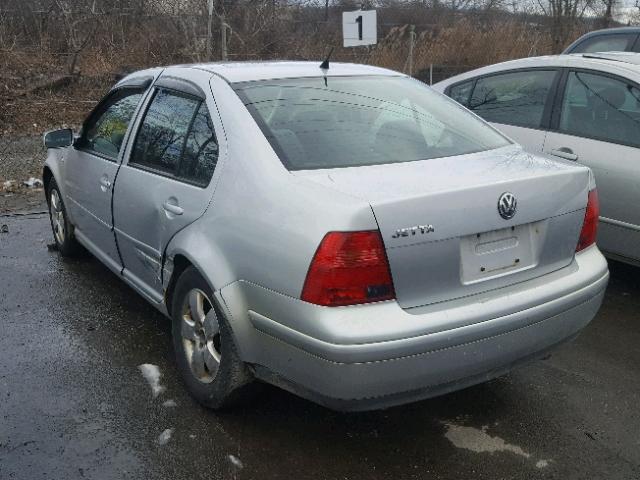 3VWSK69M43M070630 - 2003 VOLKSWAGEN JETTA GLS SILVER photo 3