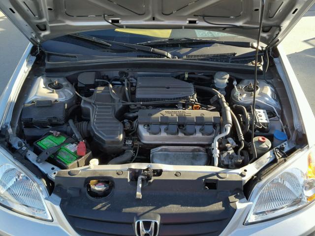 JHMES26723S000797 - 2003 HONDA CIVIC EX ვერცხლისფერი ფოტო 7