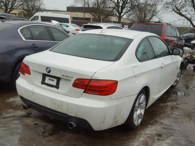 WBAKF9C51DE860014 - 2013 BMW 335 XI WHITE photo 4