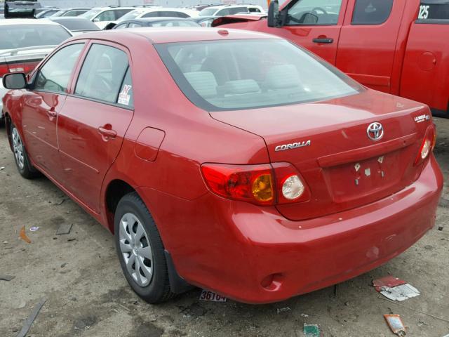 1NXBU4EE9AZ192016 - 2010 TOYOTA COROLLA LE 红色 照片 3