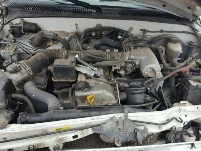 5TEPM62N74Z353937 - 2004 TOYOTA TACOMA WHITE photo 7