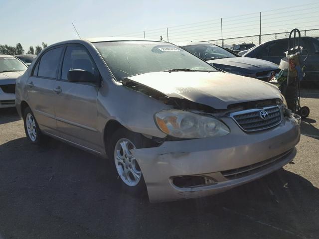 1NXBR32E06Z596023 - 2006 TOYOTA COROLLA CE BEIGE photo 1