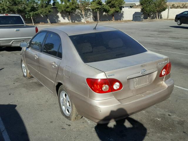 1NXBR32E06Z596023 - 2006 TOYOTA COROLLA CE BEIGE photo 3