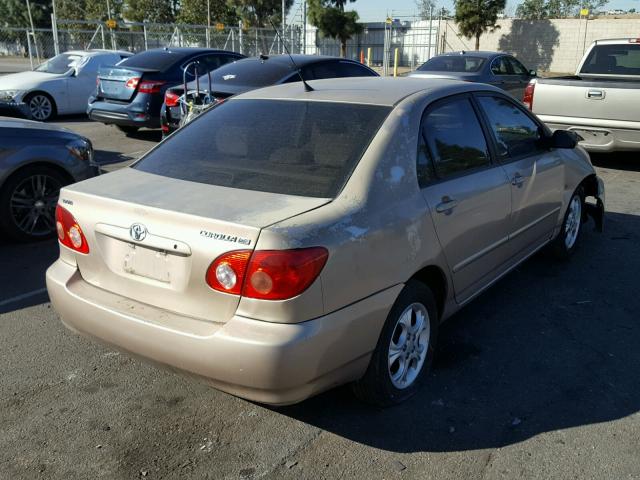 1NXBR32E06Z596023 - 2006 TOYOTA COROLLA CE BEIGE photo 4