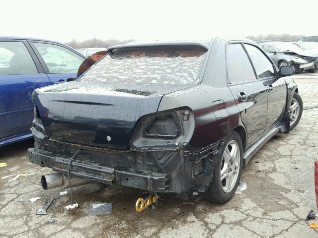 JF1GD29654G501409 - 2004 SUBARU IMPREZA WR BLACK photo 4