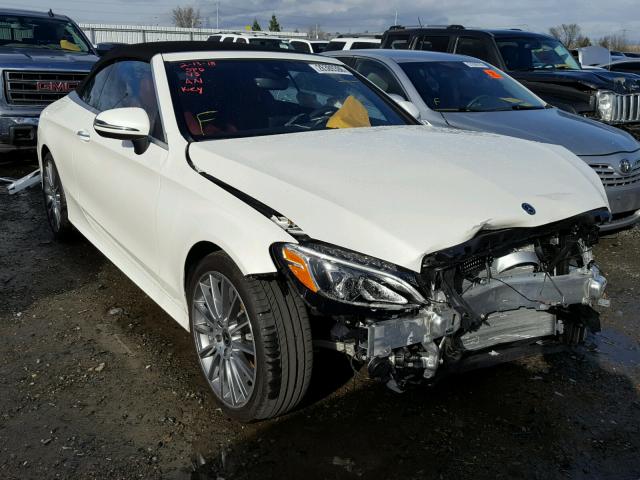 WDDWK4JBXJF623643 - 2018 MERCEDES-BENZ C 300 WHITE photo 1