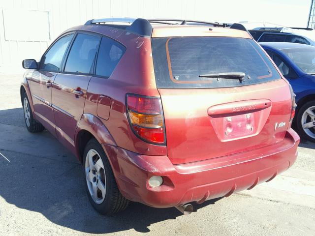 5Y2SL62844Z413451 - 2004 PONTIAC VIBE RED photo 3