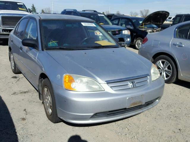 2HGES16531H598625 - 2001 HONDA CIVIC LX SILVER photo 1