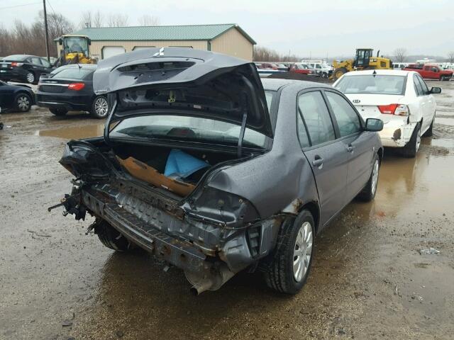 JA3AJ26E66U014176 - 2006 MITSUBISHI LANCER ES GRAY photo 4