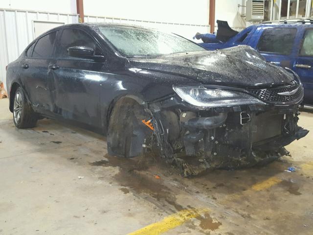 1C3CCCBG8FN518762 - 2015 CHRYSLER 200 S BLACK photo 1