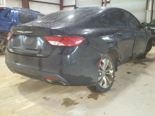 1C3CCCBG8FN518762 - 2015 CHRYSLER 200 S 黑色 照片 4