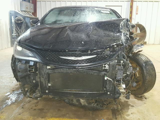 1C3CCCBG8FN518762 - 2015 CHRYSLER 200 S BLACK photo 7