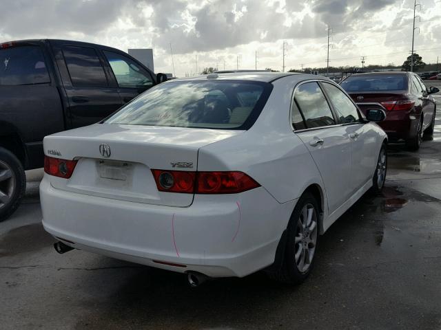 JH4CL96998C009142 - 2008 ACURA TSX YELLOW photo 4