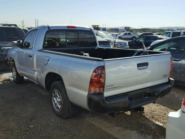 5TFNX4CN6DX031136 - 2013 TOYOTA TACOMA SILVER photo 3