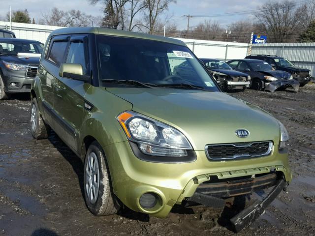 KNDJT2A51C7455839 - 2012 KIA SOUL GREEN photo 1