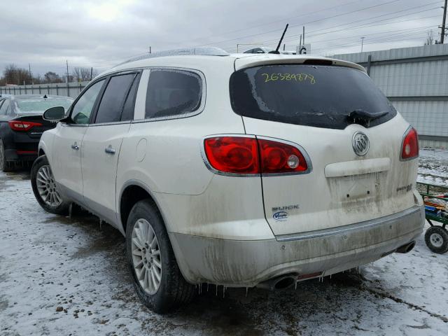 5GAKVBED8BJ406690 - 2011 BUICK ENCLAVE CX CREAM photo 3