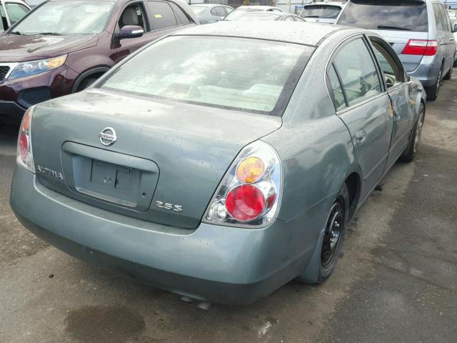 1N4AL11D34C126821 - 2004 NISSAN ALTIMA BAS GREEN photo 4