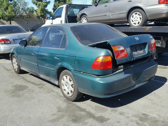 2HGEJ6611YH532081 - 2000 HONDA CIVIC BASE GREEN photo 3