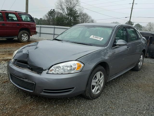 2G1WB57K491249503 - 2009 CHEVROLET IMPALA LS GRAY photo 2