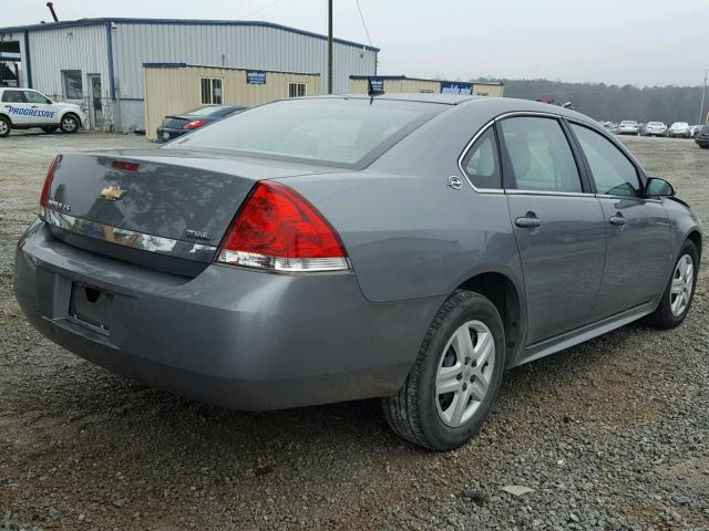 2G1WB57K491249503 - 2009 CHEVROLET IMPALA LS GRAY photo 4