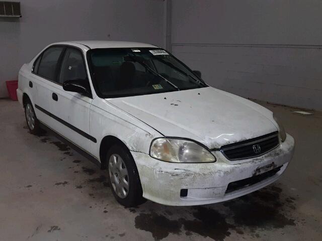 1HGEJ6671XL017765 - 1999 HONDA CIVIC LX WHITE photo 1